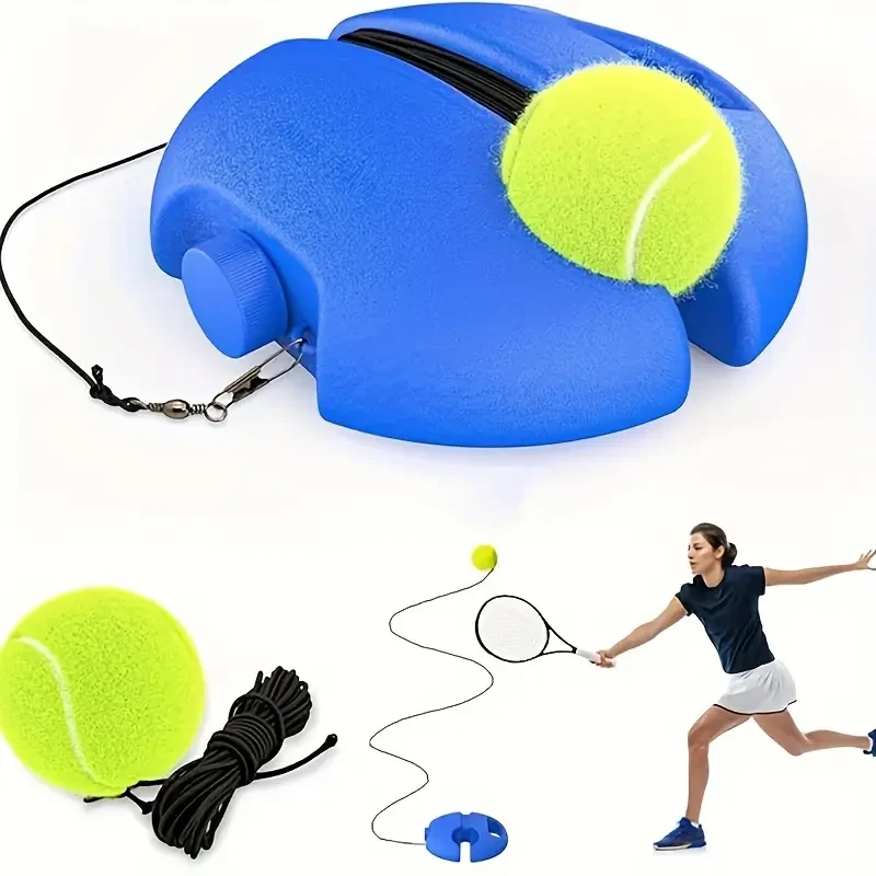 1PCS Tennis Ball Launcher with Line, PP Material, High Bounce, Durable Tennis Ball Machine for Practice, Suitable for All Ages, Ideal for Christmas