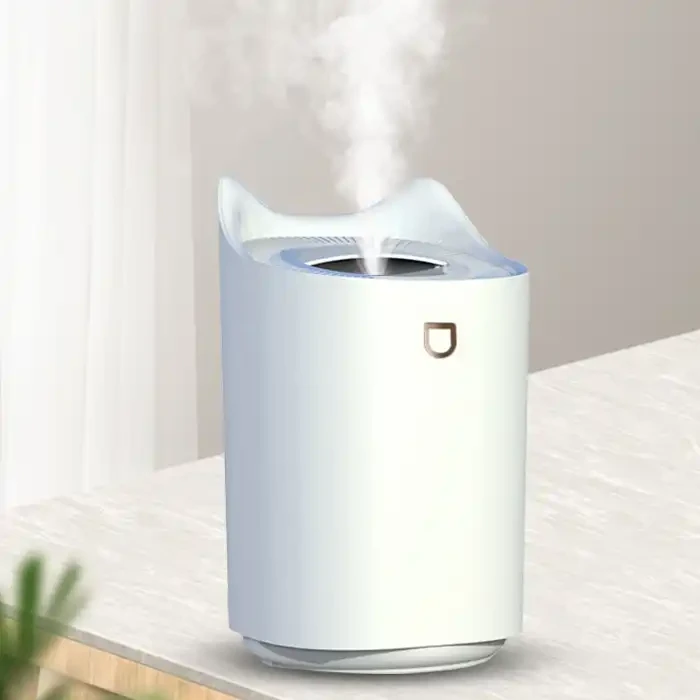 Mini Car Portable Spray Mist Double Wet Fogger Humidifier Diffuser Aroma H2o 300ml Usb Ultrasonic Air Humidifier With LED Lamp