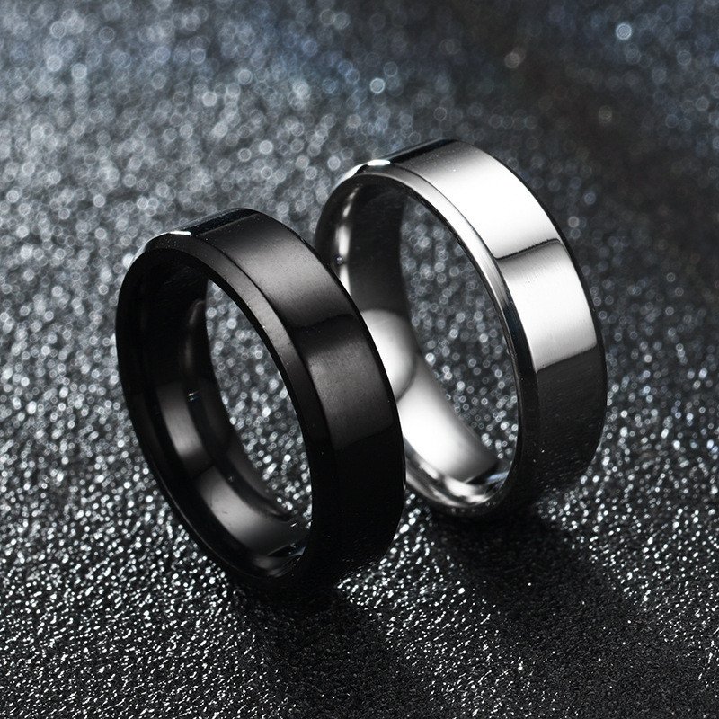 New Arrival Simple Wedding Band Matte Black Men Wholesale Tungsten Carbide Ring Good Quality Mens stainless steel rings