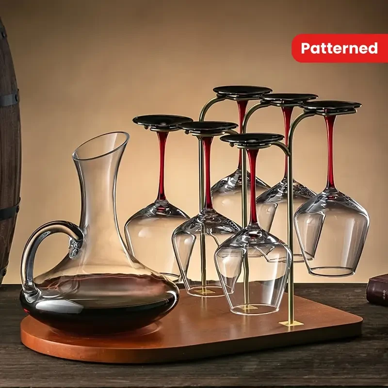 Red Wine Decanter Set Home Glass Red Wine Personalized Creative Quick Shunt Pot, 1500 Thick Crystal Glass