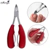 Monja Toe Nail Clippers Remove Dead Skin Nail Correction Nippers Ingrown Toenail Cuticle Scissor Edge Cutter Thick Pedicure Care Tool