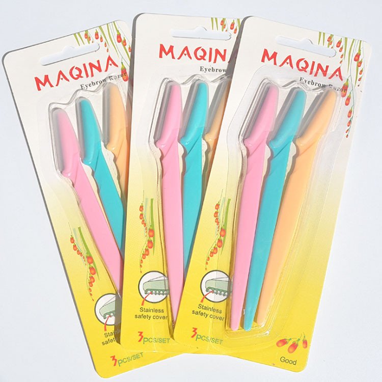 New Product Cosmetics Disposable Folding Eyebrow Hair Removal Safety Razors Trimmer
