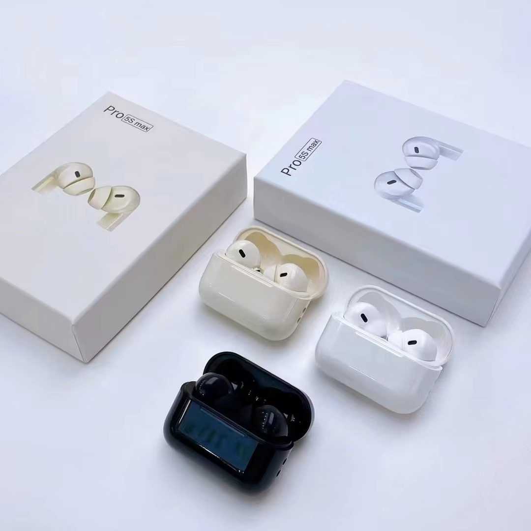 Pro5s MAX New in Ear Tws Earphones with Low Delay Dual Mic ENC BT 5.4 Earphones Wireless Pro5s Mini Earbuds Pro7s