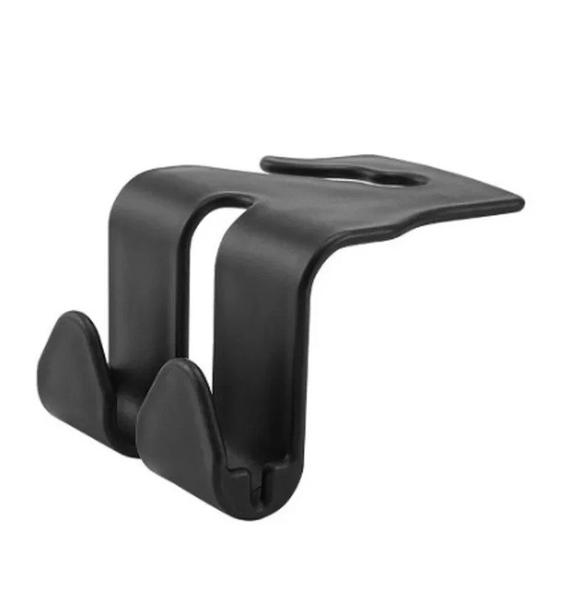 Universal Car Seat Back Hook Headrest Hanger – Clothes, Bag, Pouch Hanging Hook with Durable Clip – Interior Car Accessory
